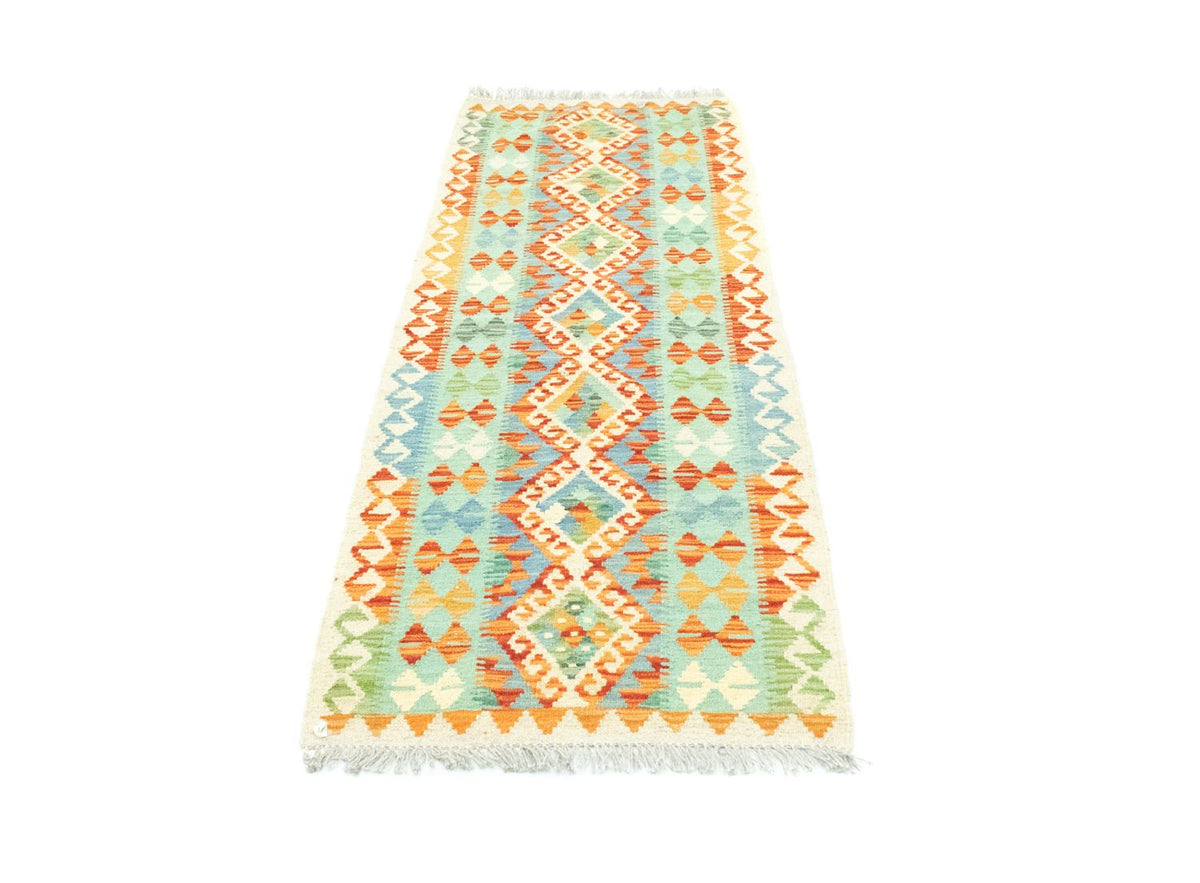 Runner Kelim Rug - Oriental - 200 x 68 cm - colorful