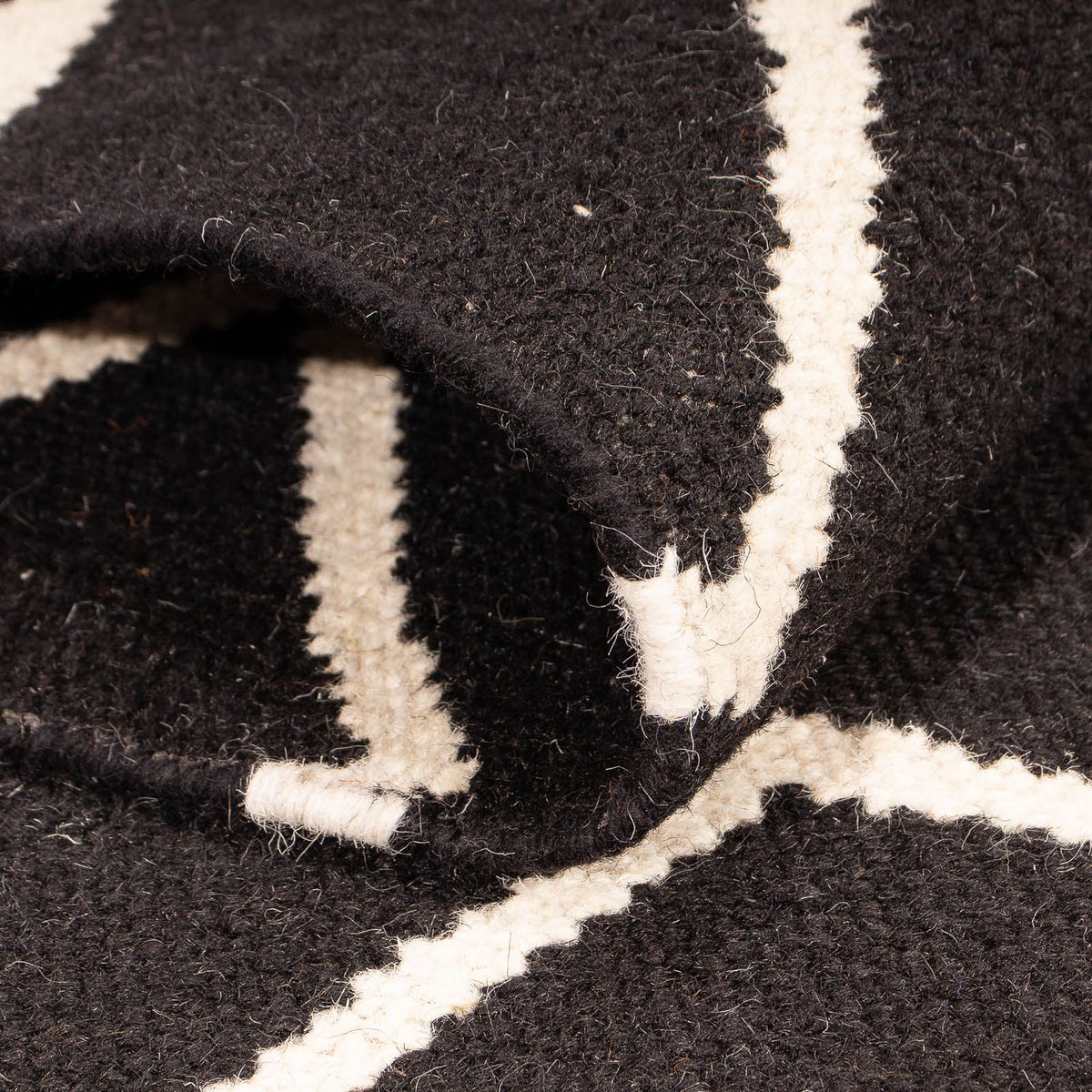 Kelim Rug - Trendy - 160 x 80 cm - dark blue