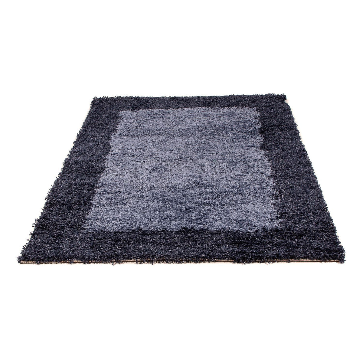 High-Pile Rug - 170 x 120 cm - dark blue