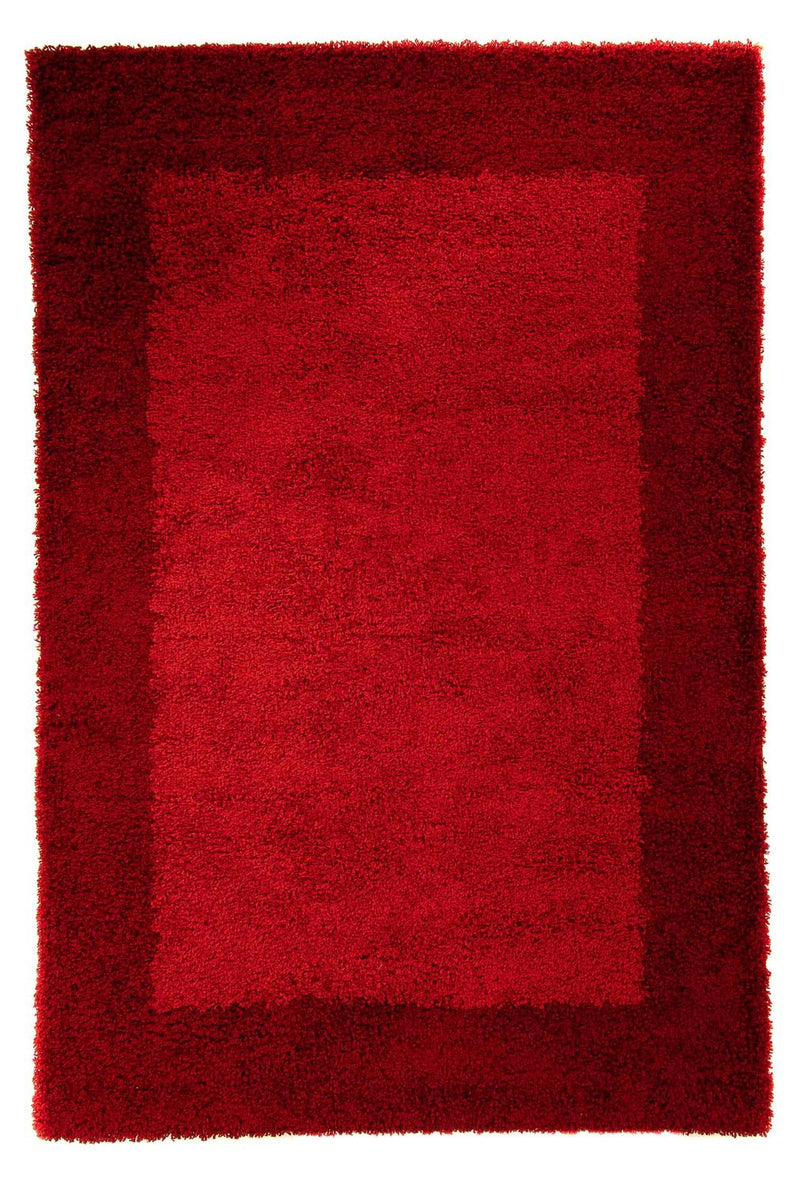 High-Pile Rug - 230 x 160 cm - dark red