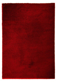 High-Pile Rug - 290 x 200 cm - dark red