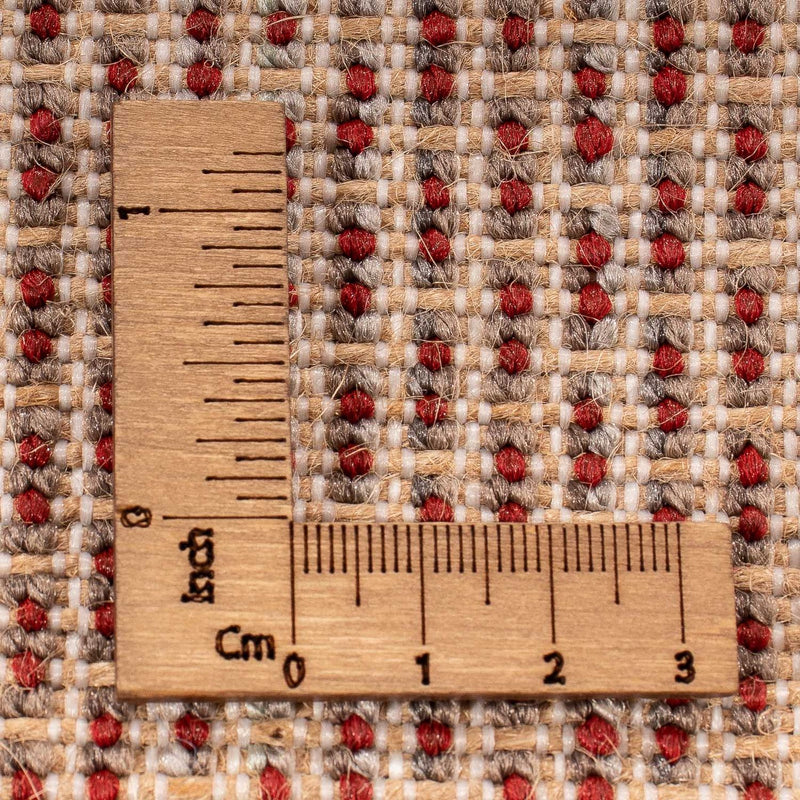 High-Pile Rug - 290 x 200 cm - dark red