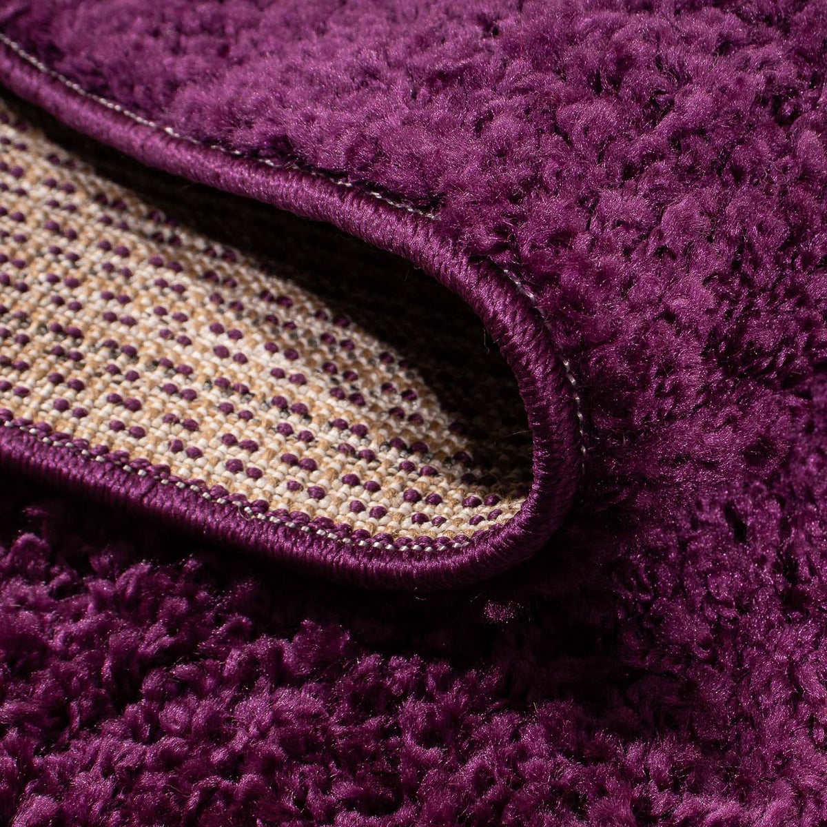 High-Pile Rug - 150 x 80 cm - purple