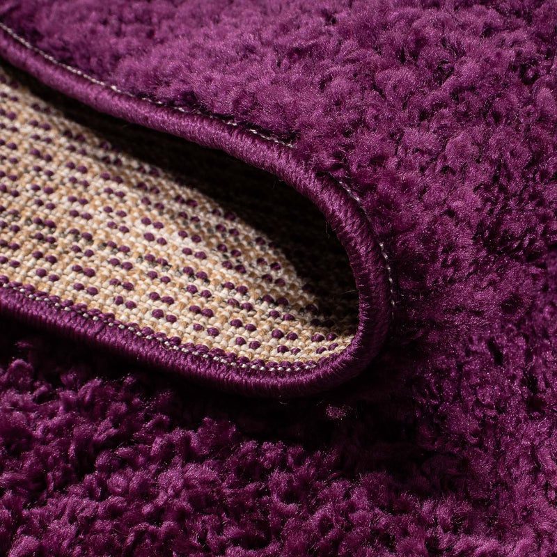 High-Pile Rug - 150 x 80 cm - purple