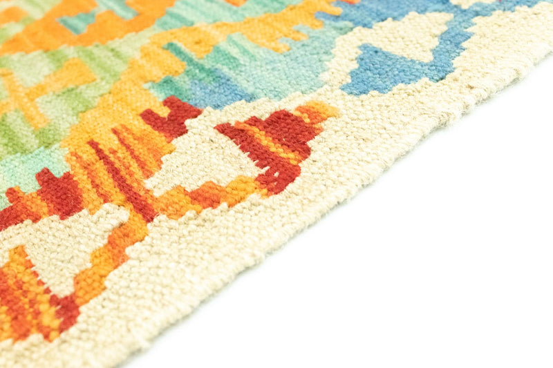 Runner Kelim Rug - Oriental - 197 x 64 cm - colorful