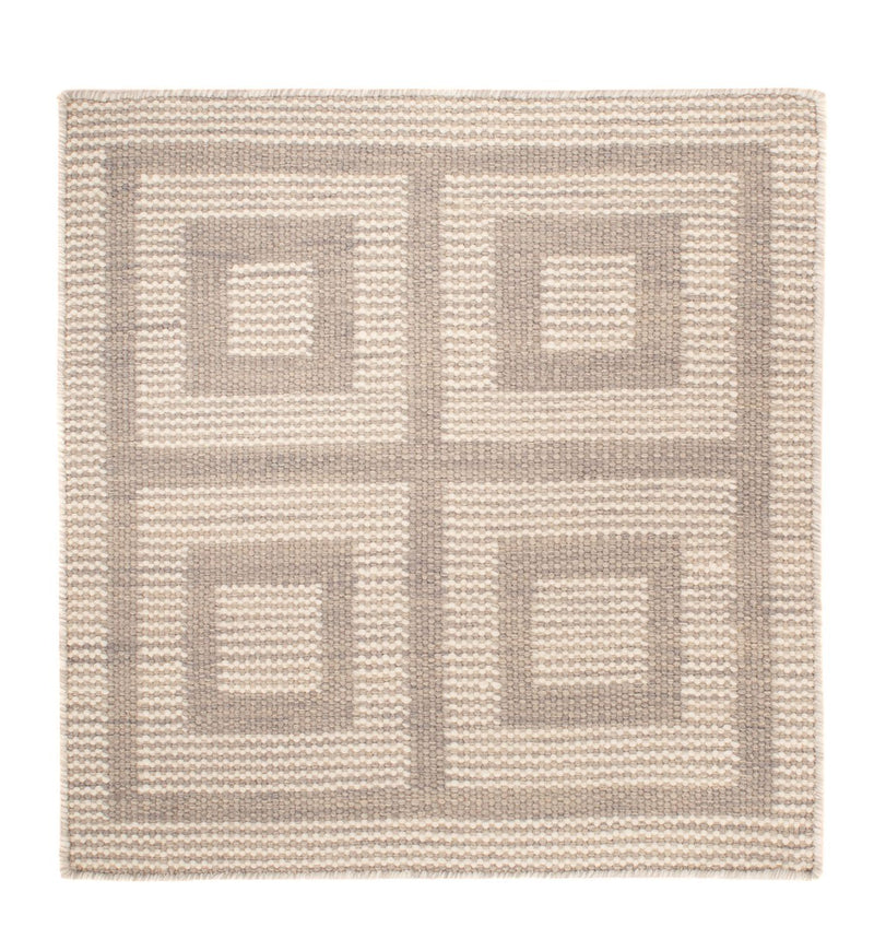 Kelim Rug - Trendy square  - 60 x 60 cm - beige