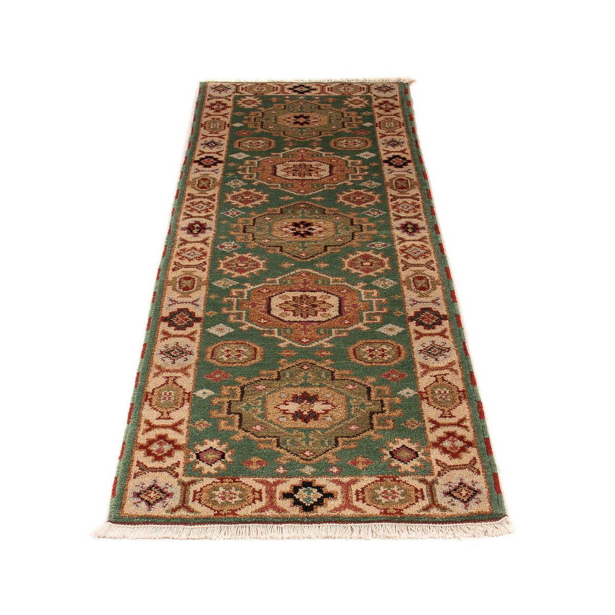 Runner Ziegler Rug - Kazak - 205 x 62 cm - green