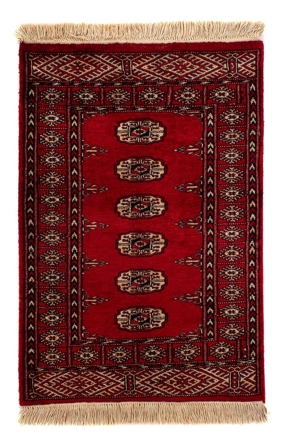 Pakistani Rug - 115 x 78 cm - dark red