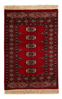 Pakistani Rug - 115 x 78 cm - dark red