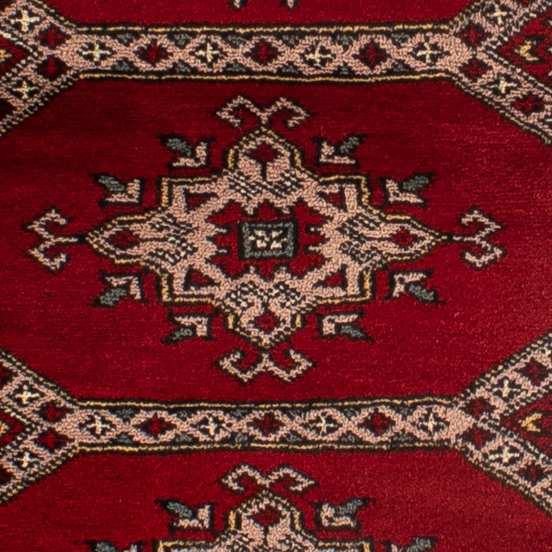 Runner Pakistani Rug - 192 x 64 cm - dark red
