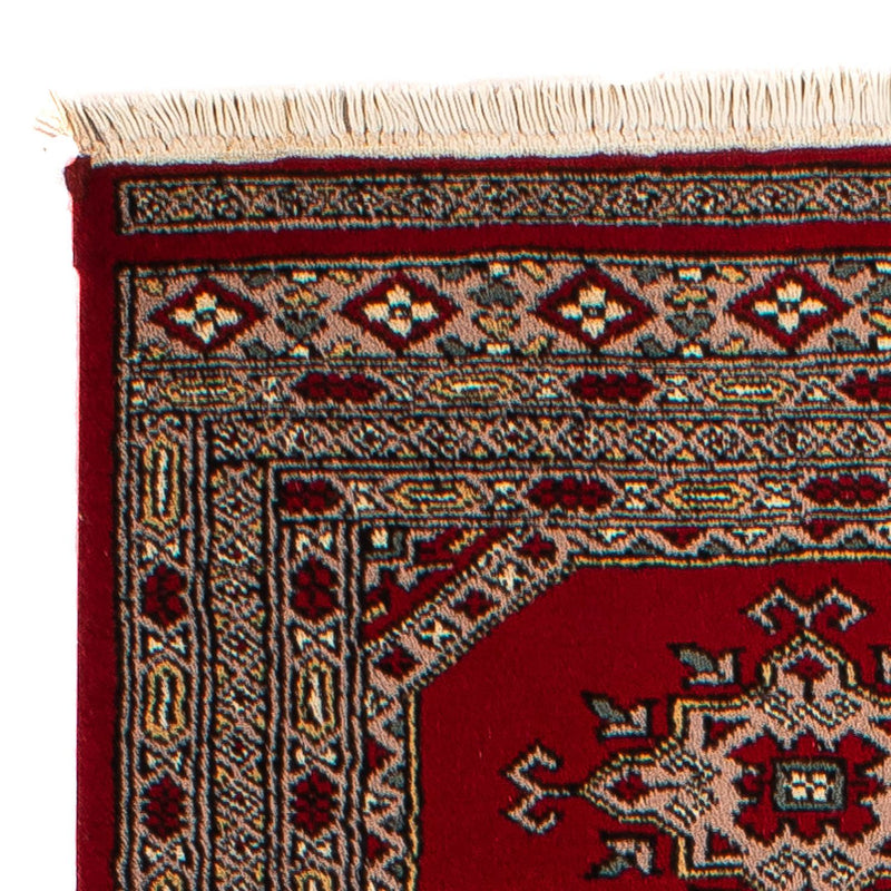 Runner Pakistani Rug - 192 x 64 cm - dark red