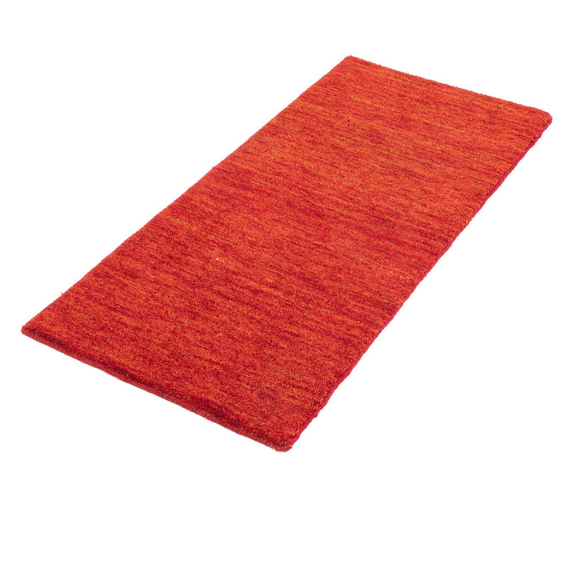 Runner Gabbeh Rug - Loribaft Indus - 107 x 47 cm - red