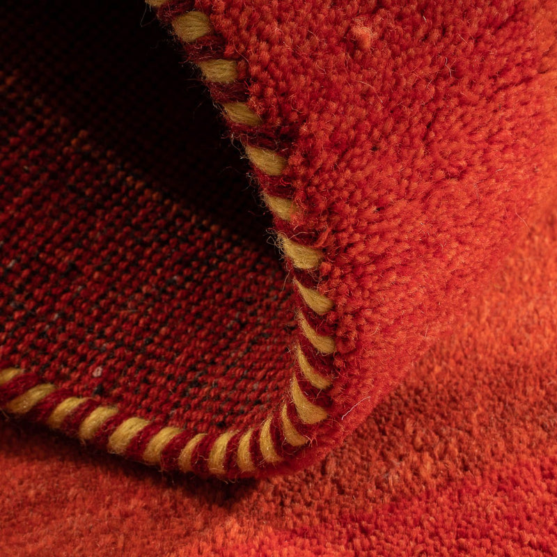 Gabbeh Rug - Indus - 142 x 74 cm - dark red