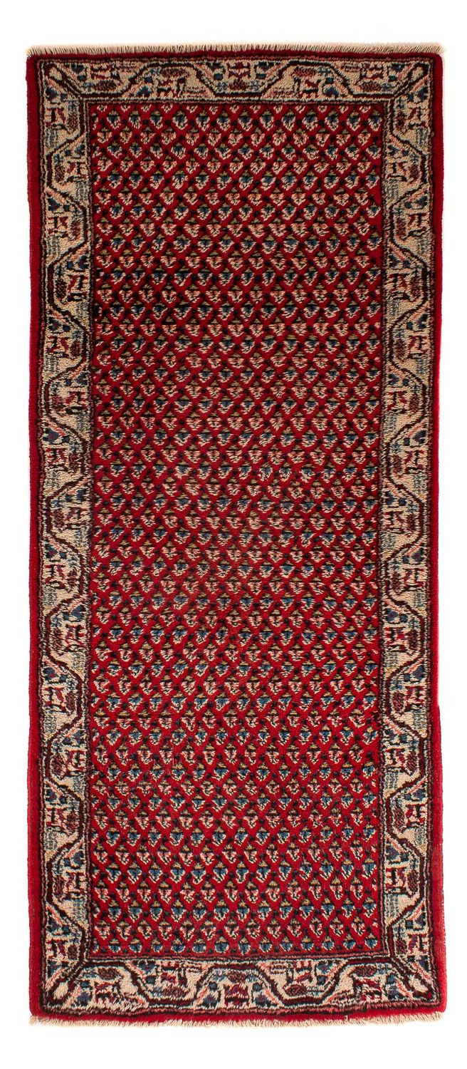 Runner Perser Rug - Mir - 203 x 77 cm - dark red