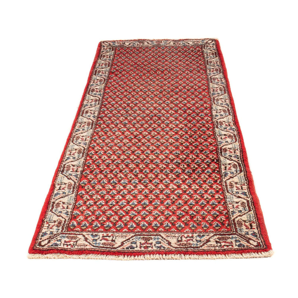 Runner Perser Rug - Mir - 203 x 77 cm - dark red