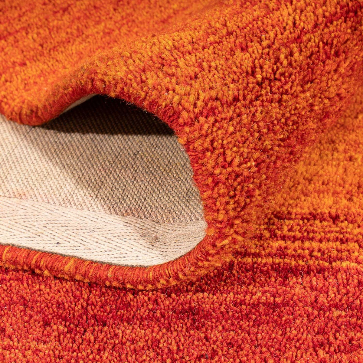 Wool Rug - 231 x 165 cm - rust