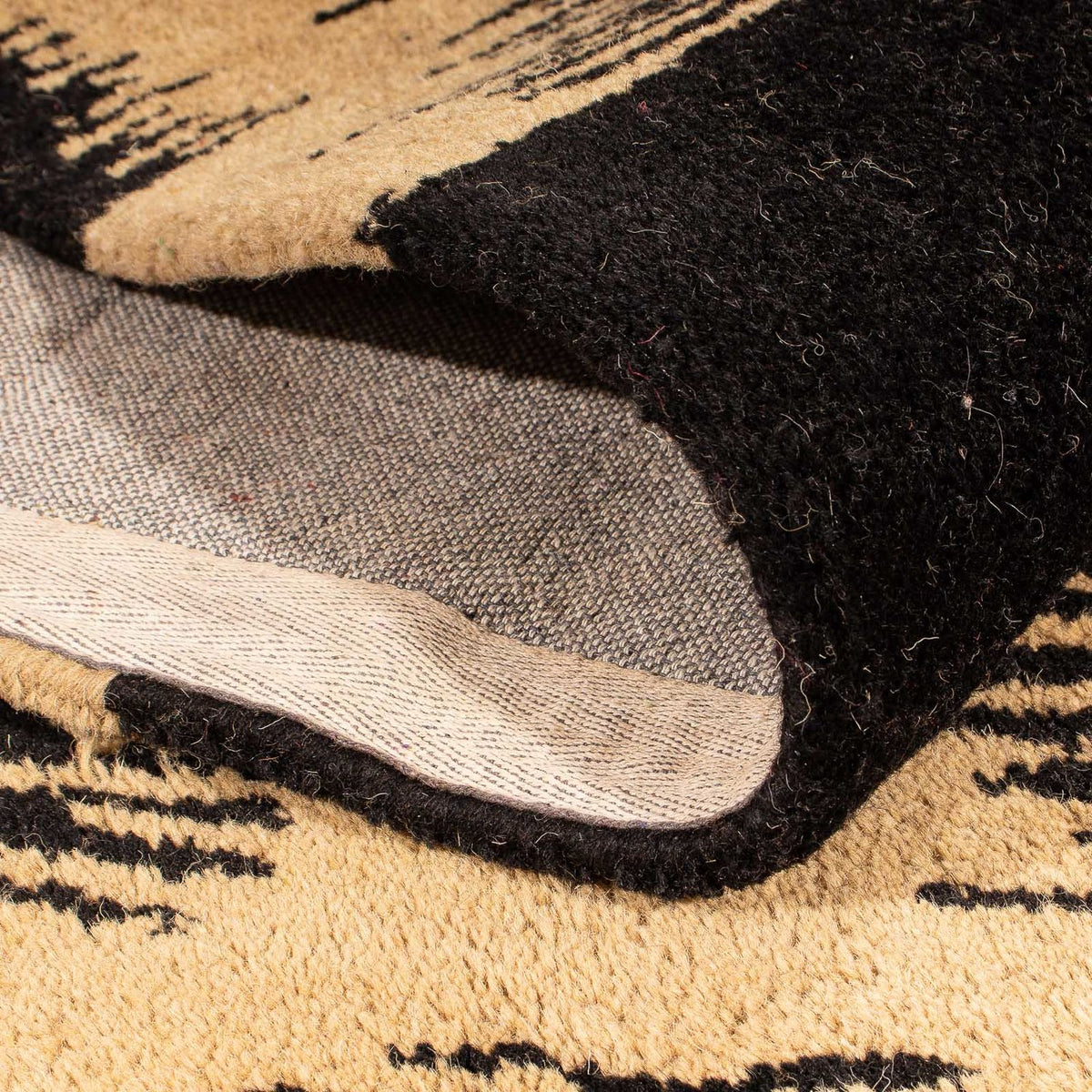 Wool Rug - 237 x 150 cm - dark blue