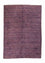 Wool Rug - 202 x 143 cm - purple