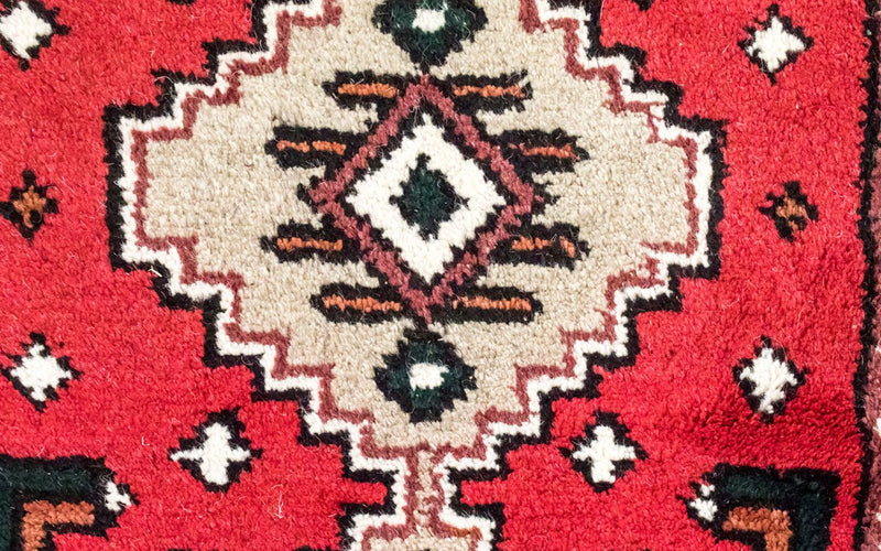Oriental Rug - 160 x 90 cm - red