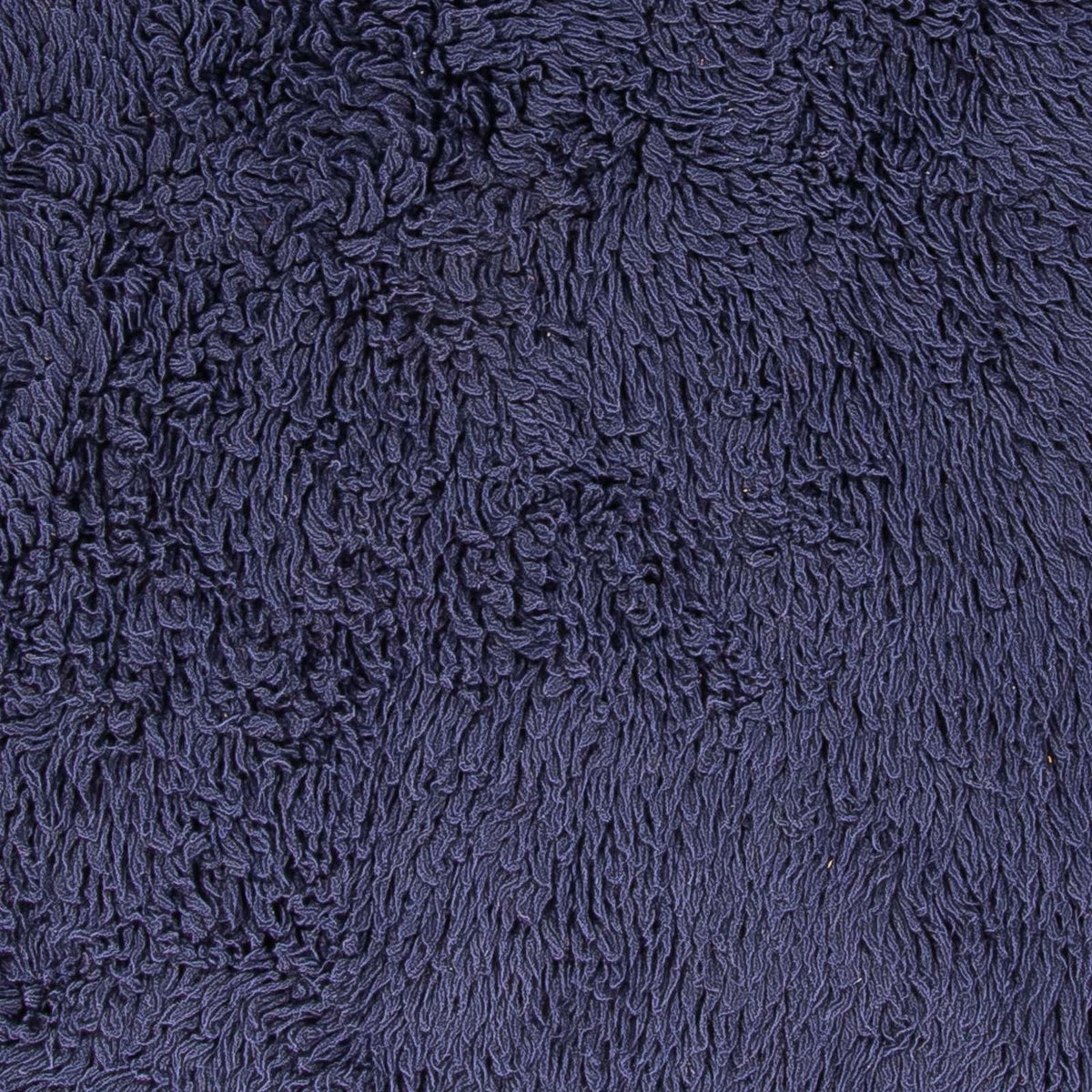 High-Pile Rug round  - 260 x 260 cm - dark blue