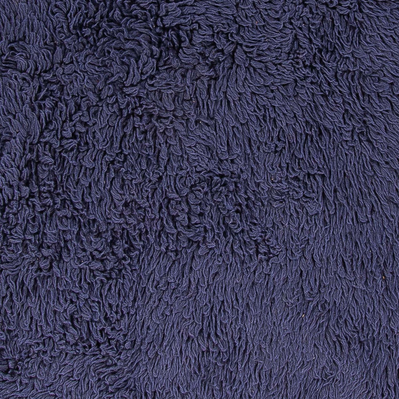 High-Pile Rug round  - 260 x 260 cm - dark blue