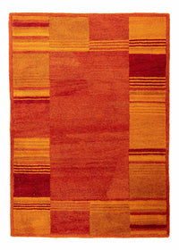 Wool Rug - 195 x 140 cm - rust