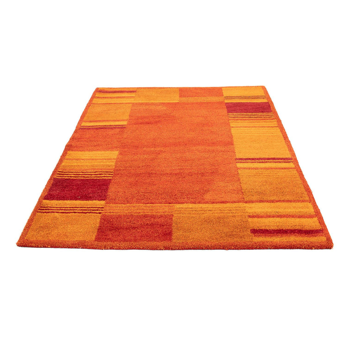 Wool Rug - 195 x 140 cm - rust