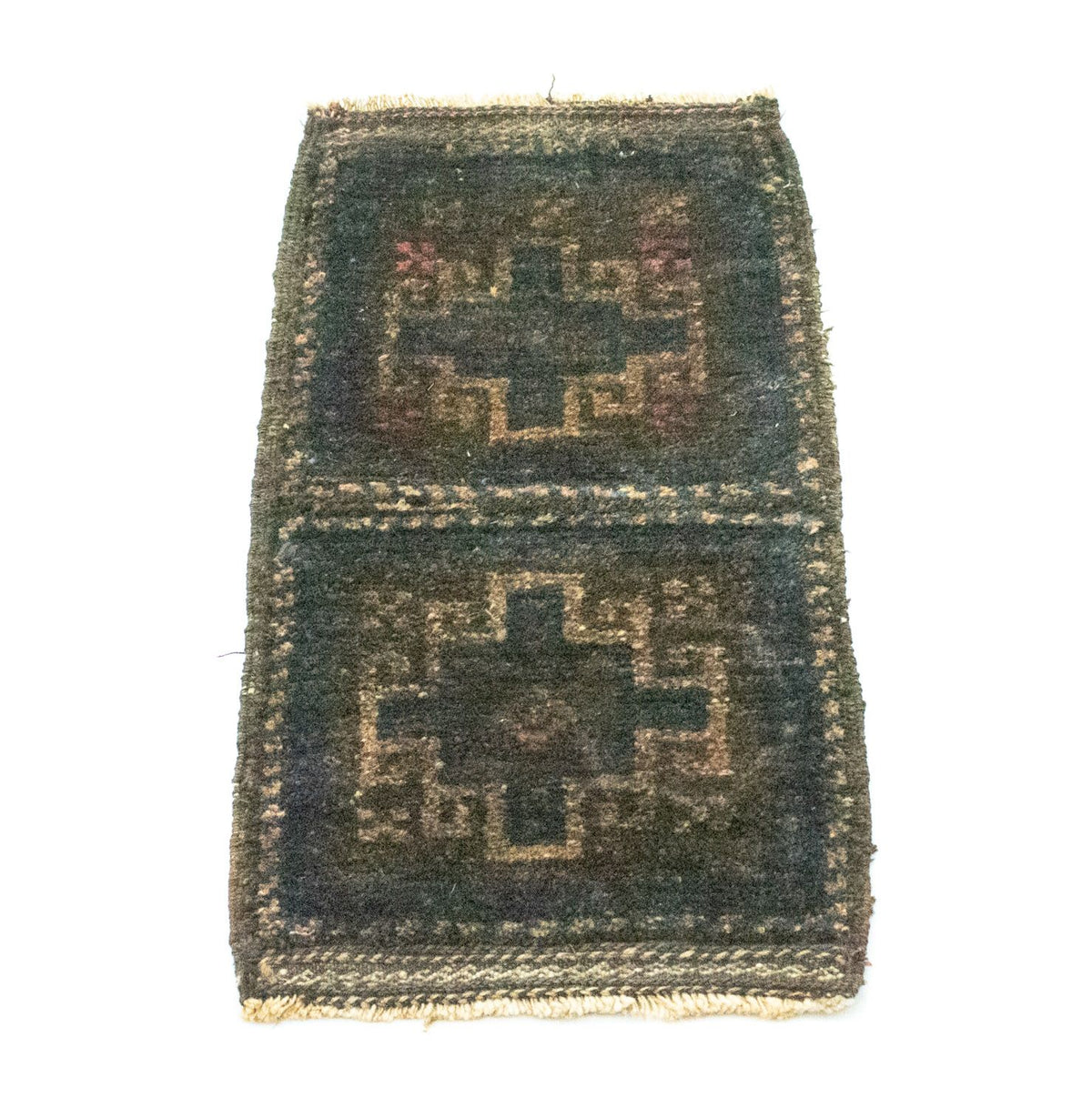 Afghan Rug - 47 x 25 cm - blue