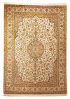 Kashmir Silk Rug 215x302cm - Oriental Rug - Rectangle / Beige / 215 x 302 cm Rectangle