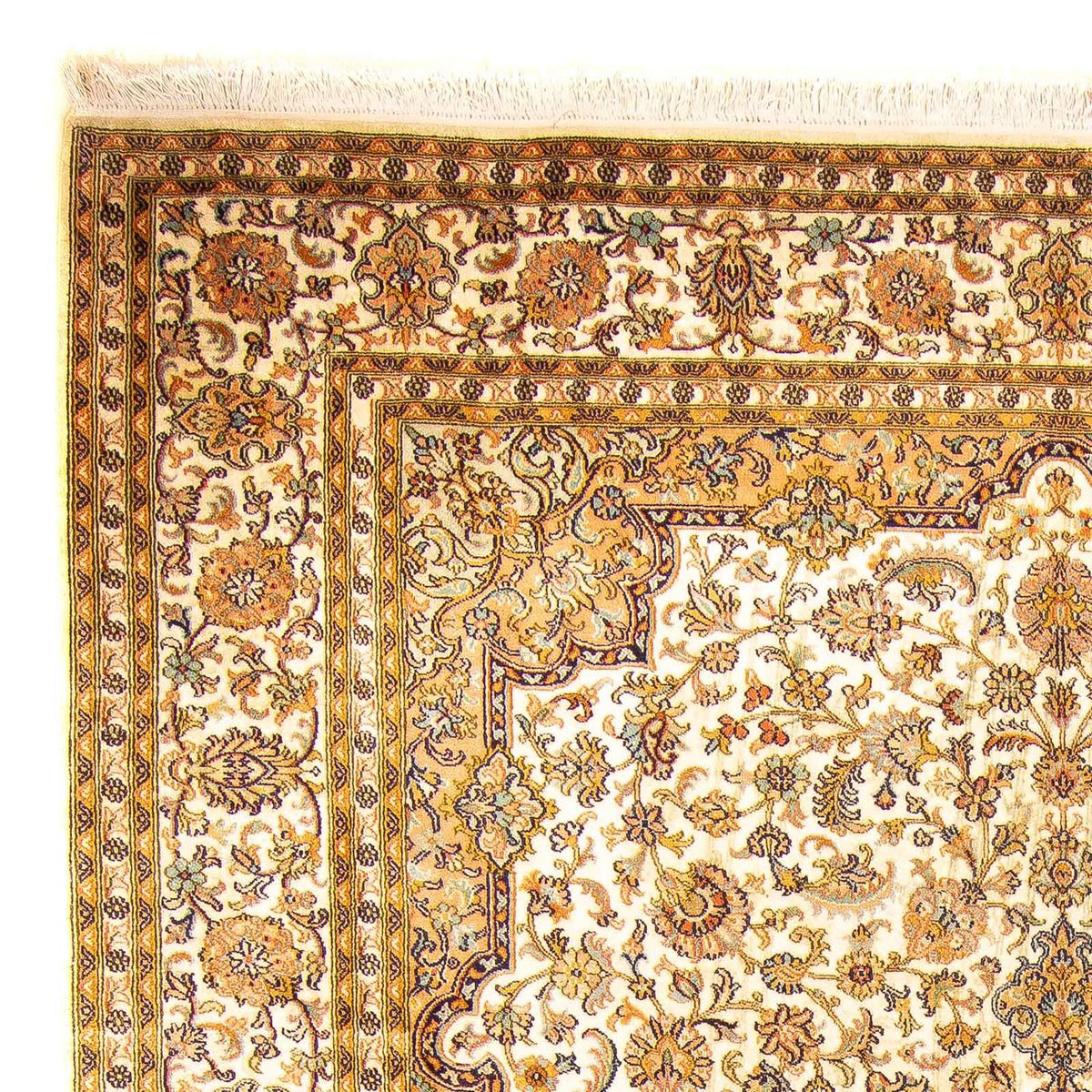 Kashmir Silk Rug 215x302cm - Oriental Rug