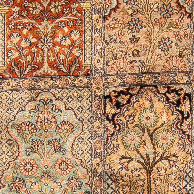 Runner Silk Rug - Kashmir Silk - 310 x 94 cm - multicolored