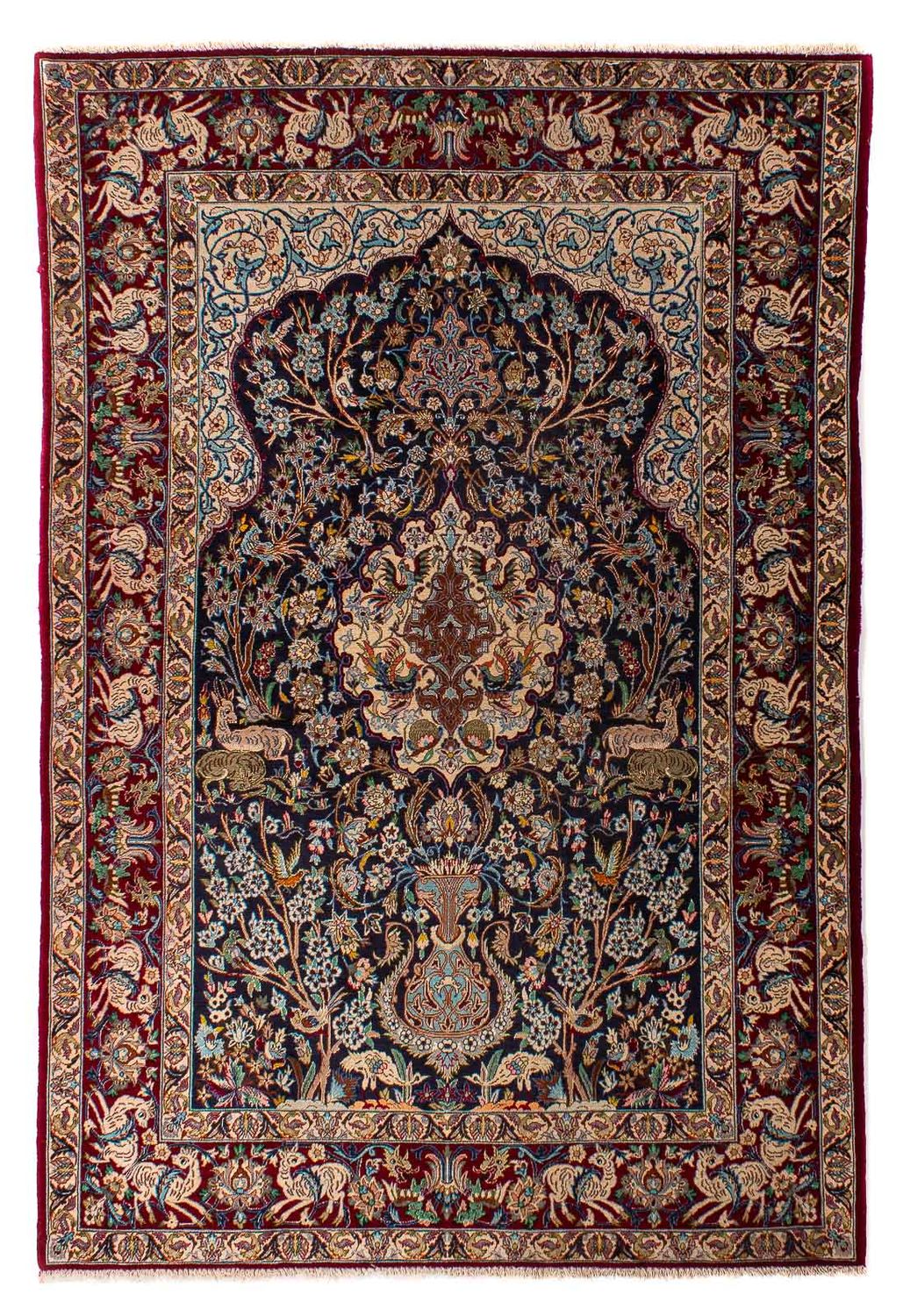 Perser Rug - Isfahan - Premium - 173 x 117 cm - dark blue