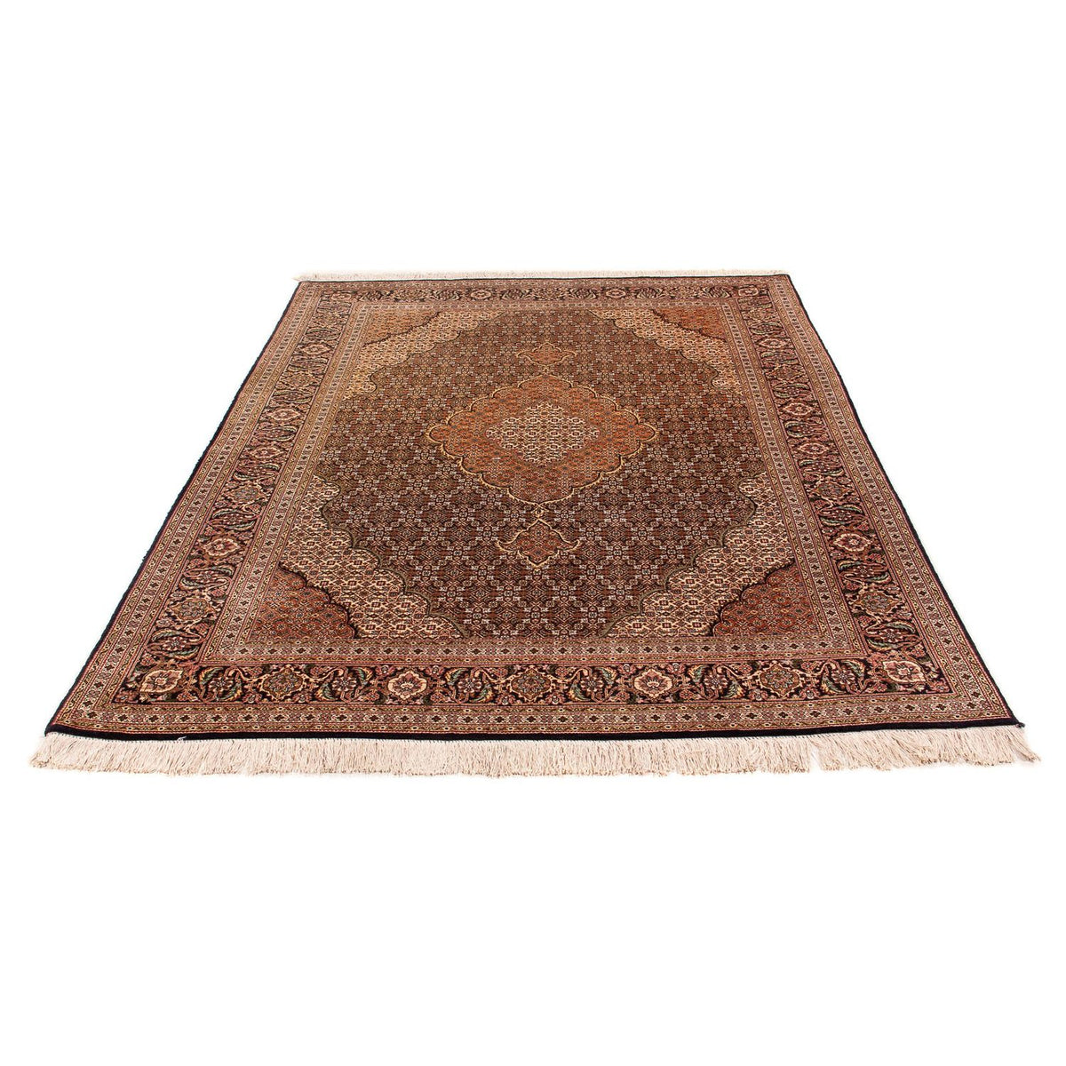Perser Rug - Tabriz - Royal - 202 x 150 cm - brown