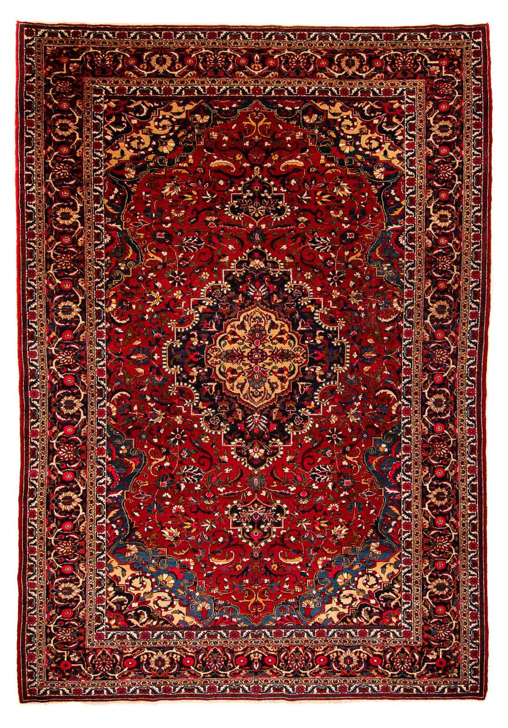 Perser Rug - Nomadic - 335 x 226 cm - dark red