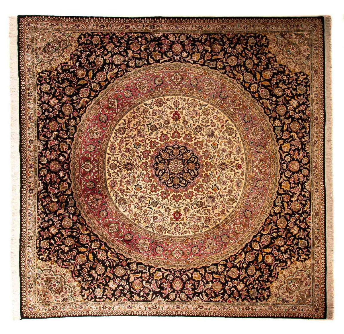 Perser Rug - Tabriz - Royal square  - 300 x 294 cm - dark blue