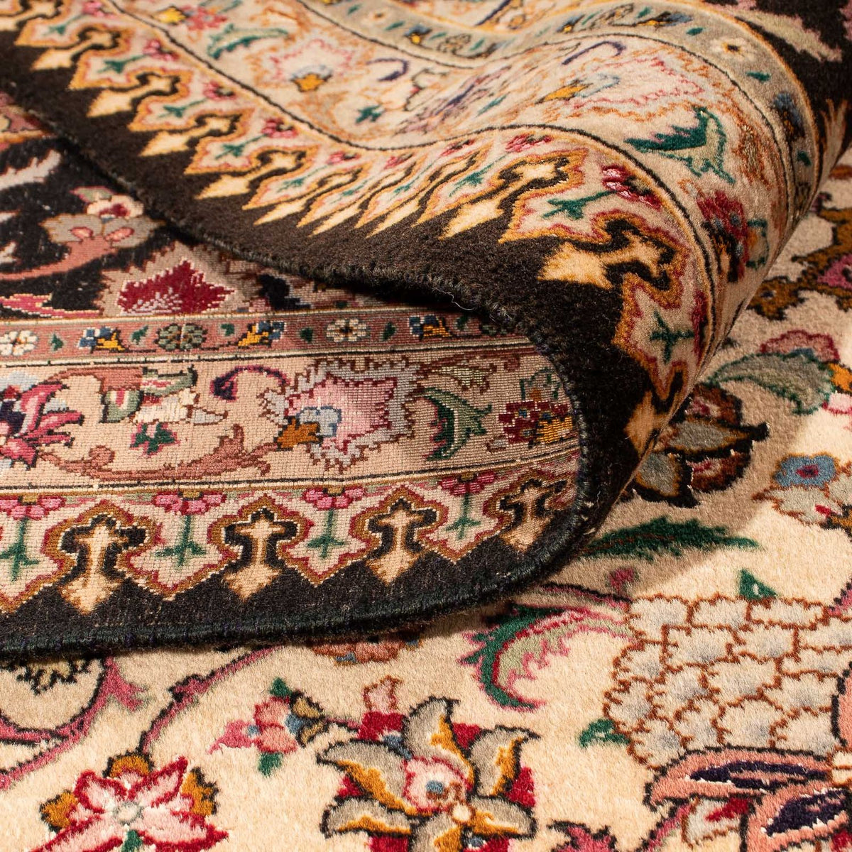 Perser Rug - Tabriz - Royal square  - 300 x 294 cm - dark blue