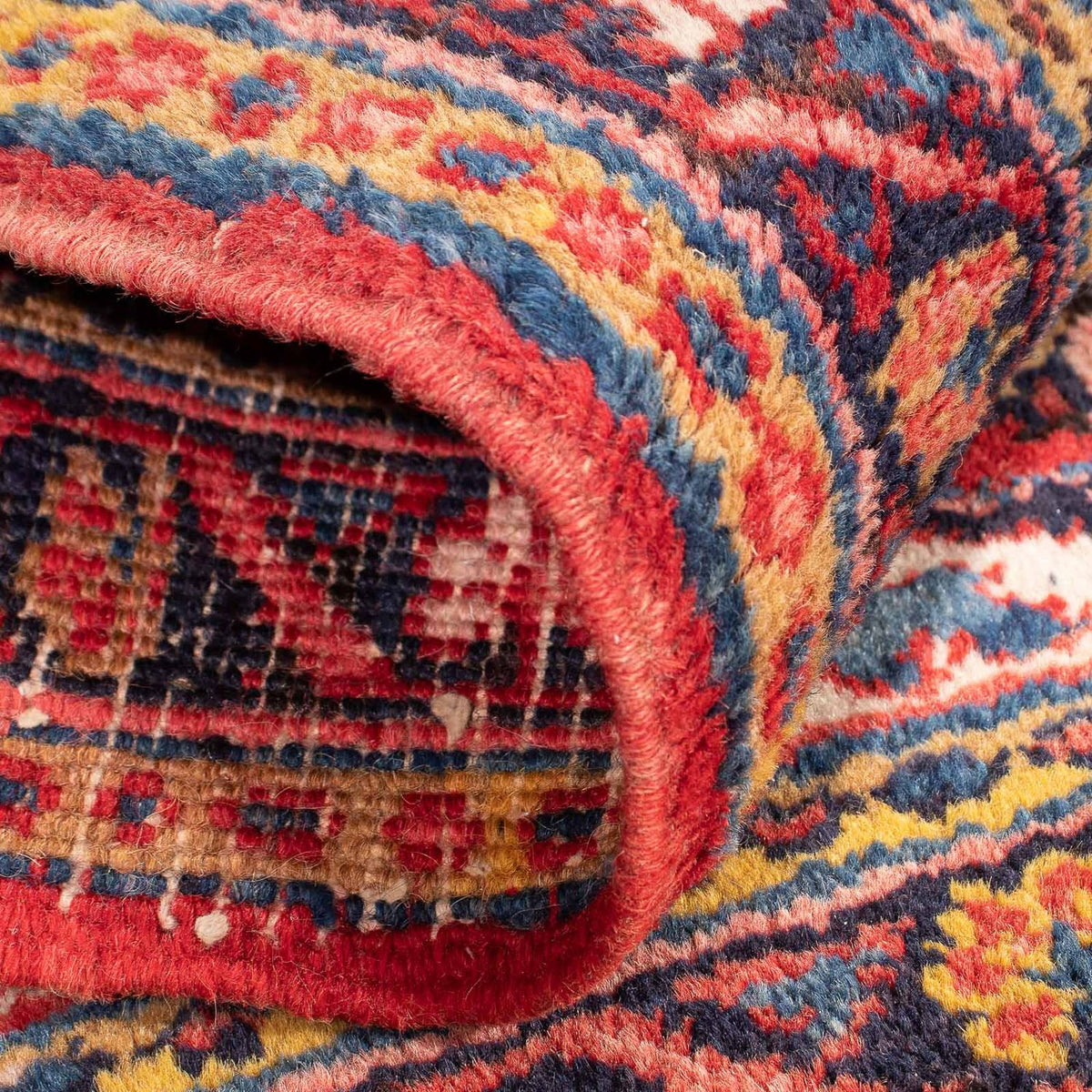 Perser Rug - Nomadic square  - 92 x 82 cm - dark red