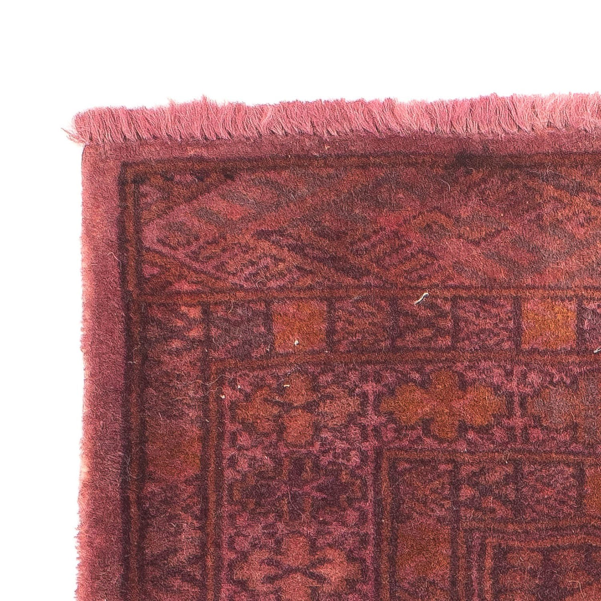 Turkaman Rug - 95 x 66 cm - light red