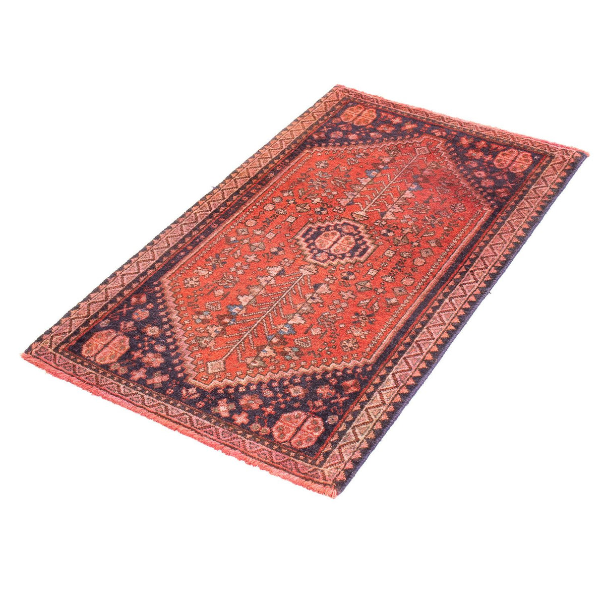 Perser Rug - Nomadic - 97 x 56 cm - light red