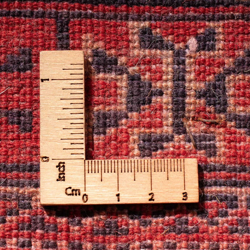 Turkaman Rug - 84 x 66 cm - dark red