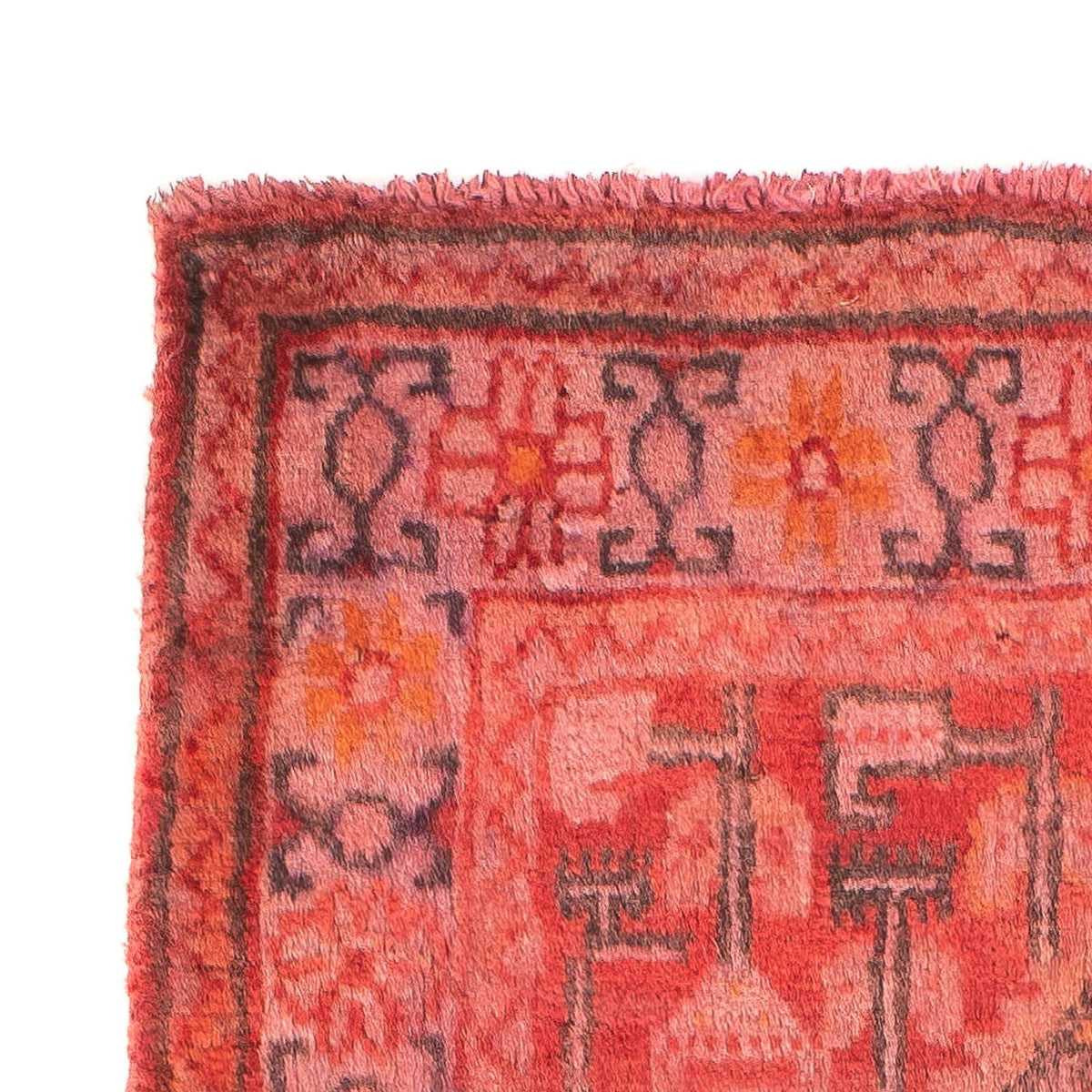 Perser Rug - Nomadic - 104 x 67 cm - light red