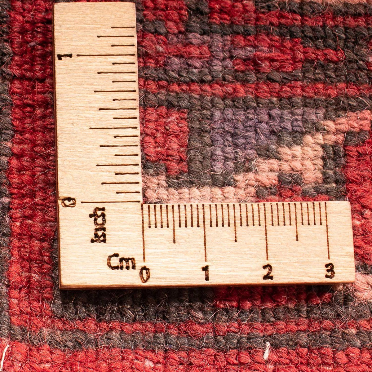 Turkaman Rug - 92 x 68 cm - light red