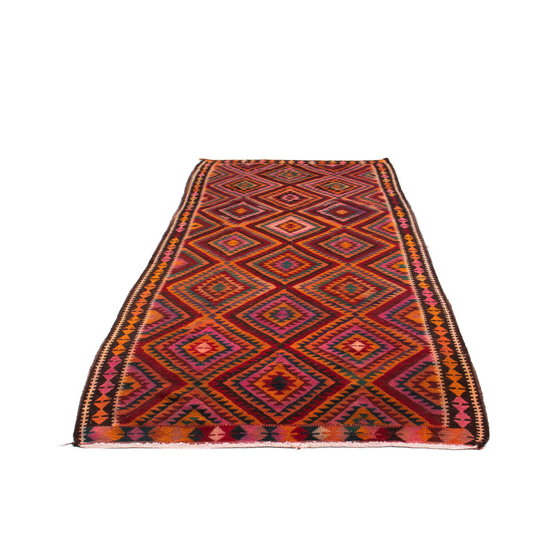 Runner Kelim Rug - Old - 300 x 140 cm - multicolored