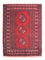 Turkaman Rug - 82 x 61 cm - dark red