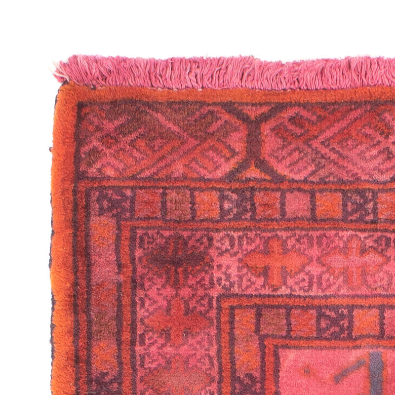 Turkaman Rug - 86 x 63 cm - light red