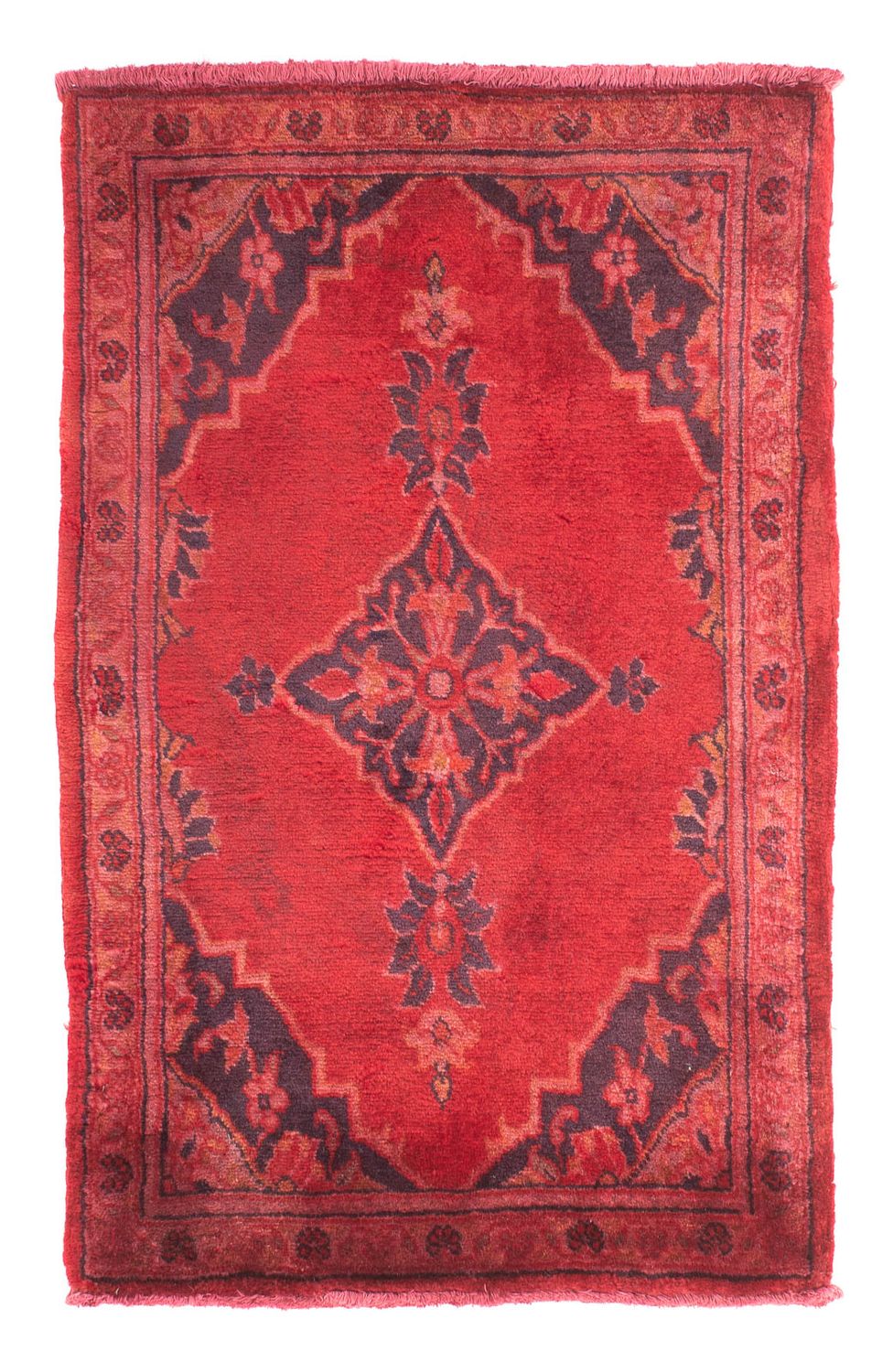 Perser Rug - Keshan - 94 x 60 cm - dark red