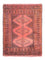 Turkaman Rug - 84 x 62 cm - light red