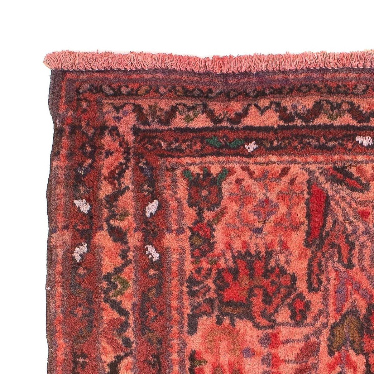 Turkaman Rug - 80 x 68 cm - light red