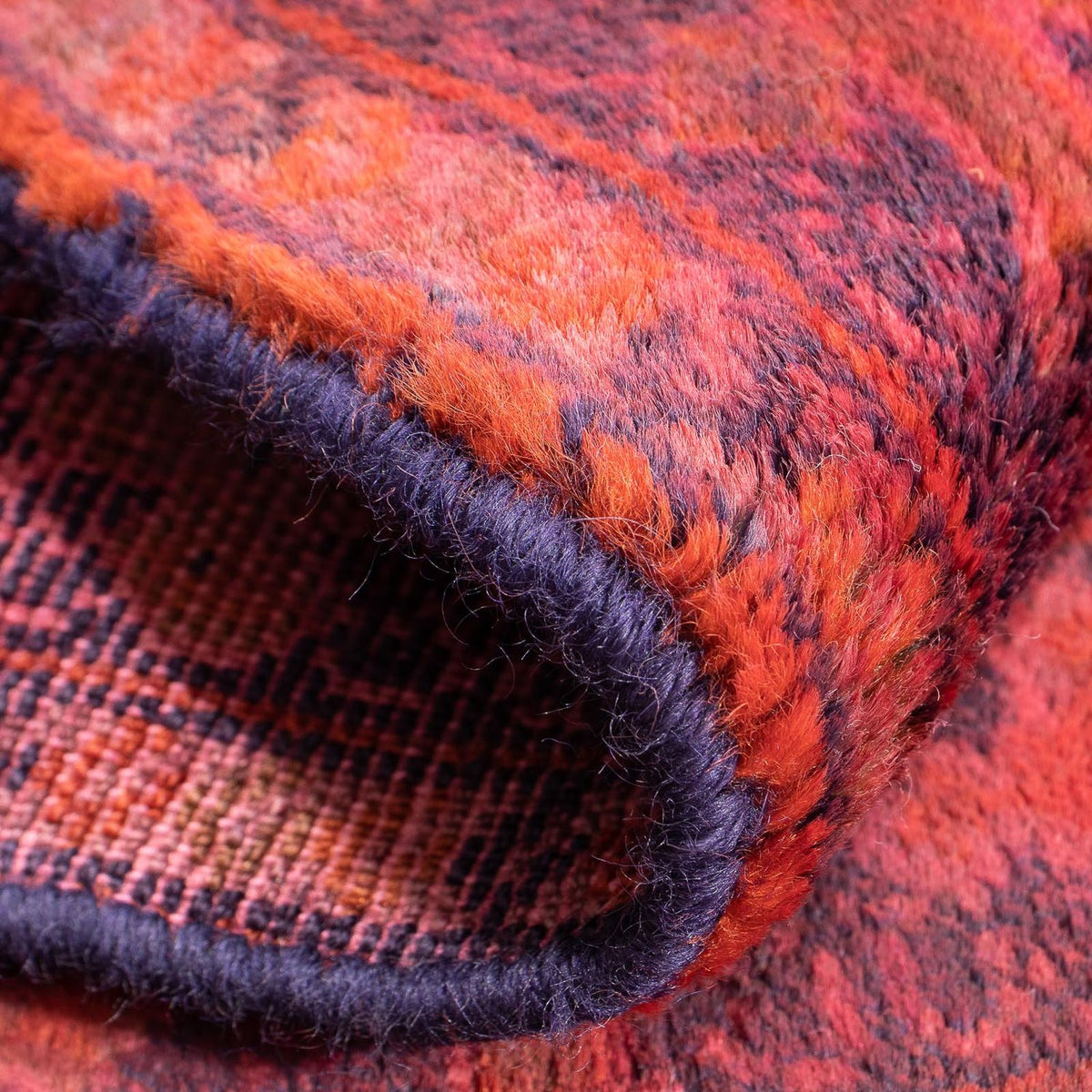 Turkaman Rug - 88 x 57 cm - light red