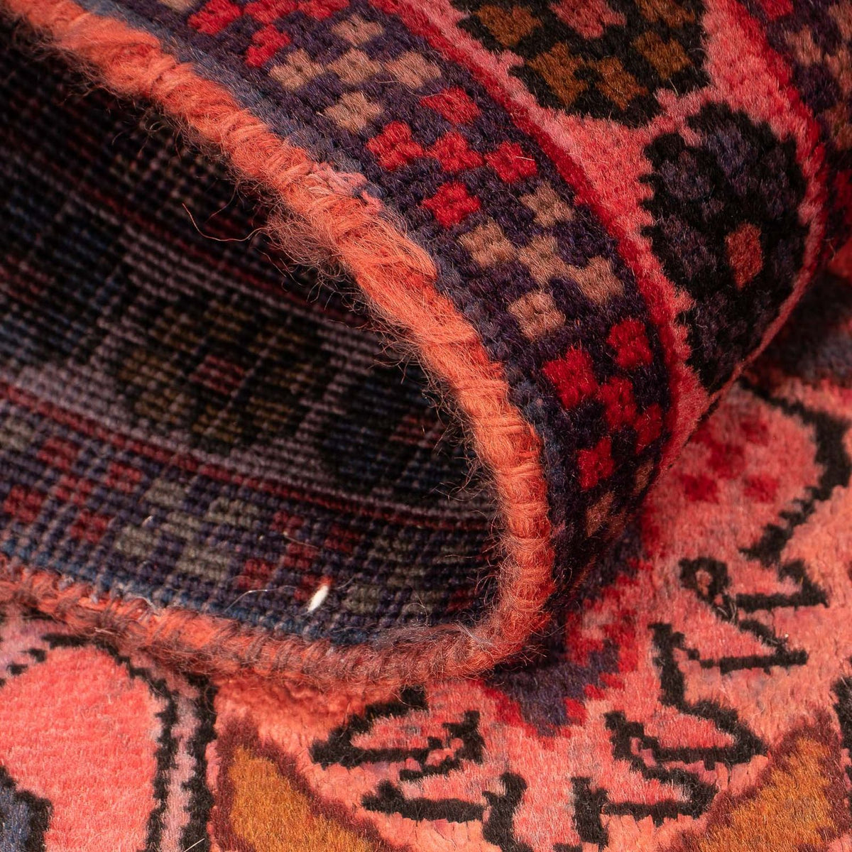 Perser Rug - Nomadic - 100 x 66 cm - light red